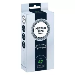 MISTER Preservativos tamanho 47, 10 peças