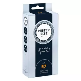MISTER Preservativos tamanho 57, 10 peças