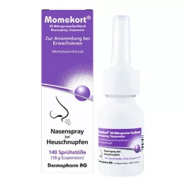 MOMEKORT Suspensão nasal spray 50 μg/spray 140 adultos, 18 g