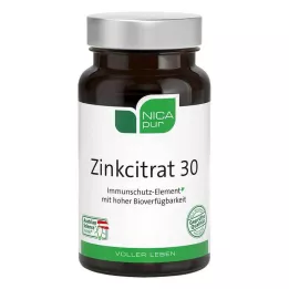 NICAPUR Citrato de Zinco 30 Cápsulas, 60 pcs