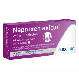 NAPROXEN comprimidos de axicur 250 mg, 10 unidades