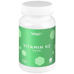 VITAMIN Cápsulas veganas K2 MK7 totalmente trans, 60 unidades