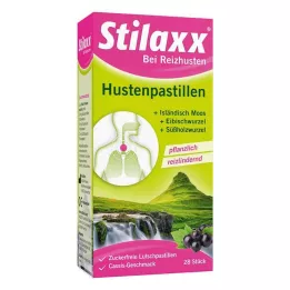 STILAXX Pastilhas para tosse musgo islandês, 28 unidades