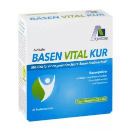 BASEN VITAL KUR mais vitamina D3+K2 em pó, 20 unidades