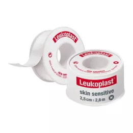 LEUKOPLAST Pele Sensível 2,5 cm x 2,6 m com bandagem protetora, 1 peça