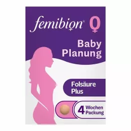 FEMIBION 0 Tabletes de planejamento para bebês, 28 unidades