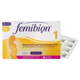 FEMIBION 1 desejo de ter filhos + gravidez precoce sem comprimidos de iodo, 60 unidades