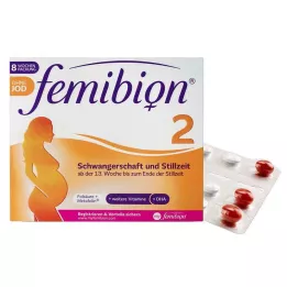FEMIBION 2 Gravidez+Amamentação sem iodo Kpg., 2X60 St