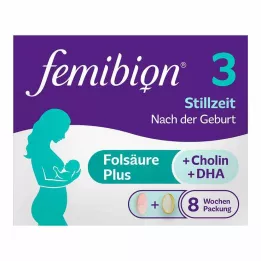 FEMIBION Pacote combinado de 3 amamentação, 2X56 unidades