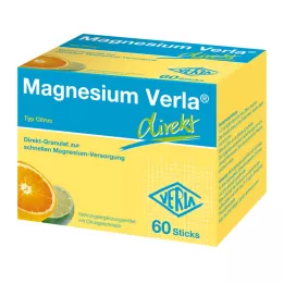 MAGNESIUM VERLA grânulos diretos cítricos, 60 unidades