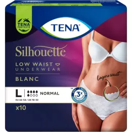TENA SILHOUETTE normal L branco, 10 unid