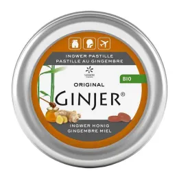 Pastilhas de gengibre Ginjer mel orgânico, 40 g