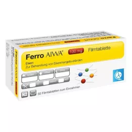 FERRO AIWA Comprimidos revestidos por película de 100 mg, 50 unidades