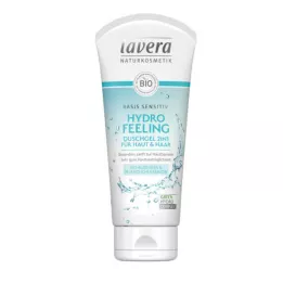 LAVERA gel de banho Hydro Feeling 2 em 1 sensível à base, 200 ml
