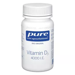 PURE ENCAPSULATIONS Cápsulas de vitamina D3 4000 UI, 30 unidades