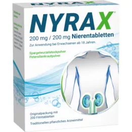 NYRAX Comprimidos renais de 200 mg/200 mg, 200 unidades