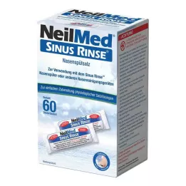 NEILMED Sachê de solução salina para enxágue nasal Sinus Rinse, 60X2,4 g