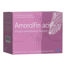 AMOROLFIN acis 50 mg/ml ingrediente ativo esmalte, 6 ml