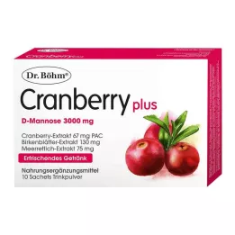 DR.BÖHM Cranberry plus granulado, 10 unidades