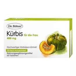 DR.BÖHM Comprimidos de abóbora para mulheres, 60 unidades