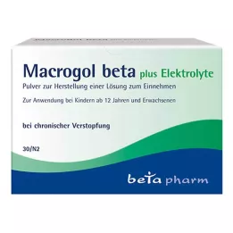 MACROGOL beta plus eletrólitos em pó para administração oral, 30 unidades
