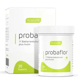 NUPURE probióticos probaflor para limpeza intestinal Kps., 30 unid