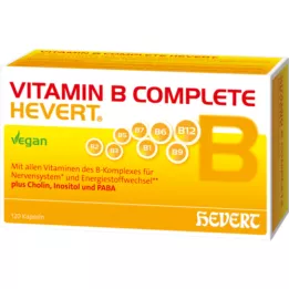 VITAMIN B COMPLETE Cápsulas Hevert, 120 unidades