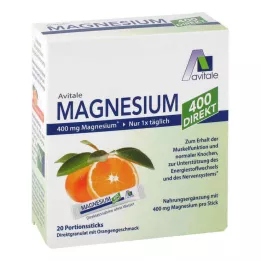 MAGNESIUM 400 palitos de laranja diretos, 20X2,1 g