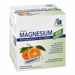 MAGNESIUM 400 palitos de laranja diretos, 50X2,1 g
