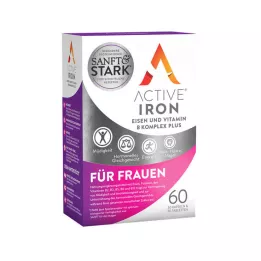 ACTIVE IRON Complexo de Ferro e Vitamina B plus, 60 unidades