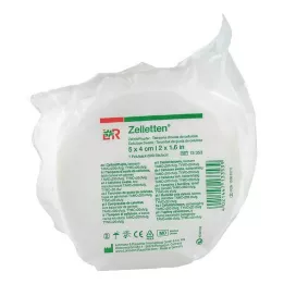 ZELLETTEN Cotonetes 4x5 cm rolo com redução de germes, 500 unidades