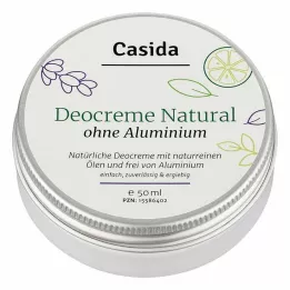 DEO CREME sem alumínio natural, 50 ml