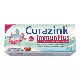 CURAZINK Pastilhas ImmunPlus, 50 unidades