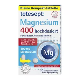TETESEPT Magnésio 400 comprimidos de alta dosagem, 30 unidades