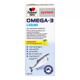 DOPPELHERZ Sistema líquido ômega-3, 150 ml