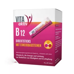 VITA AKTIV B12 bastões diretos com blocos de construção de proteína, 90 peças