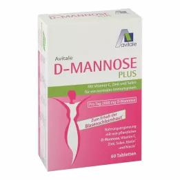D-MANNOSE PLUS Comprimidos de 2000 mg com vitaminas e minerais, 60 unidades