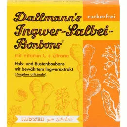 DALLMANNS Bombons de Gengibre e Sálvia, 37 g