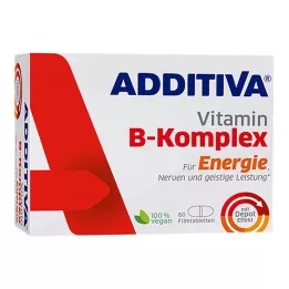 ADDITIVA Comprimidos revestidos por película de complexo de vitamina B, 60 unidades