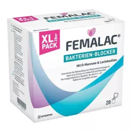 FEMALAC Pó bloqueador de bactérias, 28 unidades