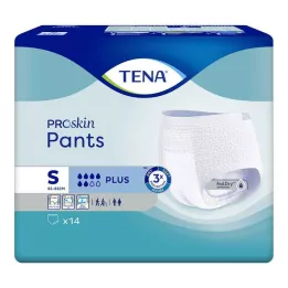 TENA PANTS Calças descartáveis plus S, 14 unidades