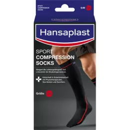 HANSAPLAST Meias de compressão esportivas tamanho L, 2 peças