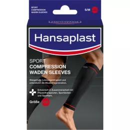 HANSAPLAST Mangas de compressão esportiva para panturrilha tamanho L, 2 peças