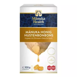MANUKA HEALTH MGO 400+ Pirulitos de Gengibre e Limão, 100 g