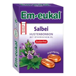 EM Eucal bombom sálvia caixa sem açúcar, 50 g