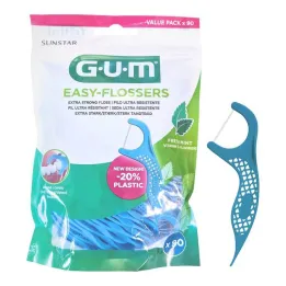 GUM Fio dental Easy-Flossers incl. suporte, 90 peças