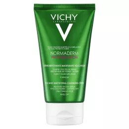 VICHY NORMADERM limpeza matificante com espuma de argila, 125 ml