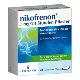 NIKOFRENON Adesivo transdérmico de 7 mg/24 horas, 28 unidades