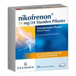 NIKOFRENON Adesivo transdérmico de 14 mg/24 horas, 28 unidades
