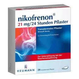 NIKOFRENON Adesivo transdérmico de 21 mg/24 horas, 28 unidades